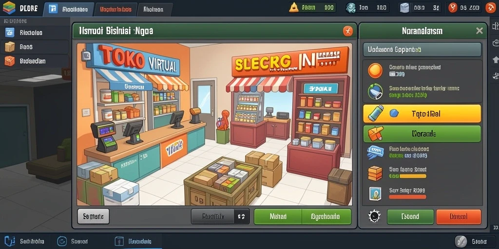 Screenshot dari fitur komunitas dalam game.