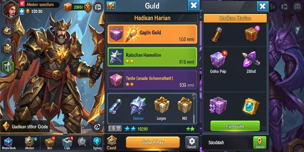 Berinteraksi dengan komunitas pemain dalam event seru.