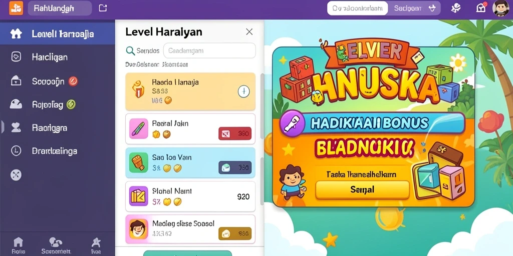 Karakter unik yang dapat dipilih untuk bermain.