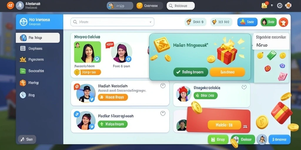 Tangkapan layar ketiga menunjukkan menu karakter yang baru diperbarui.