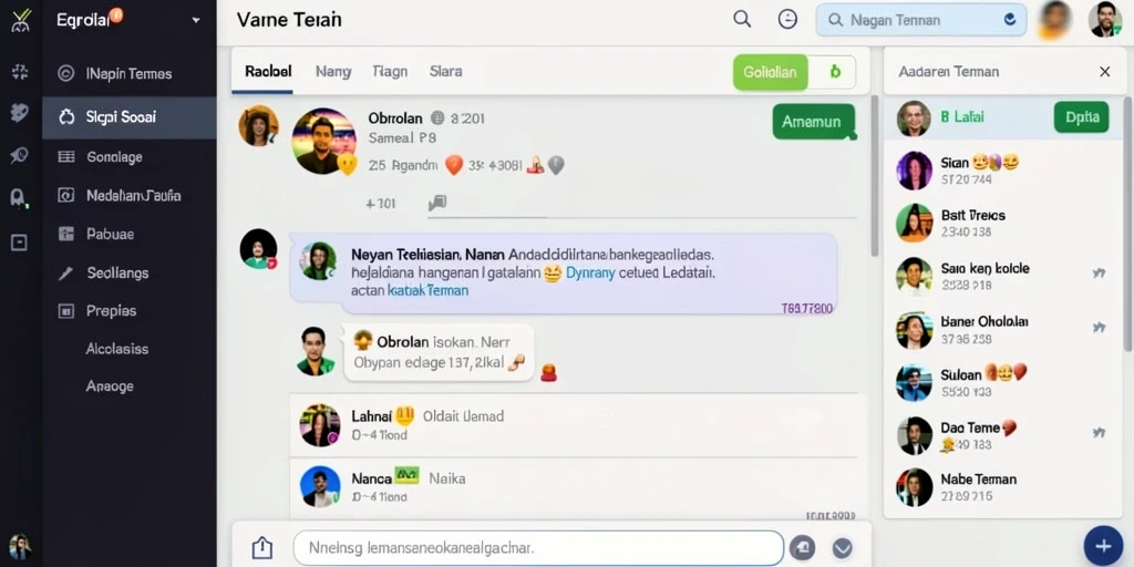 Komunitas aktif dengan interaksi antar pemain.
